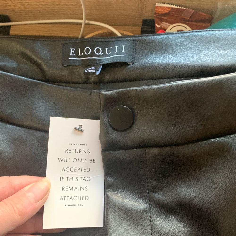 Womens faux Leather pants